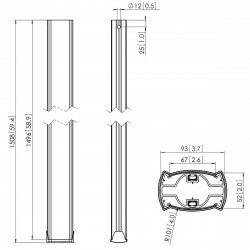 Supports TV VOGEL'S PUC 2515