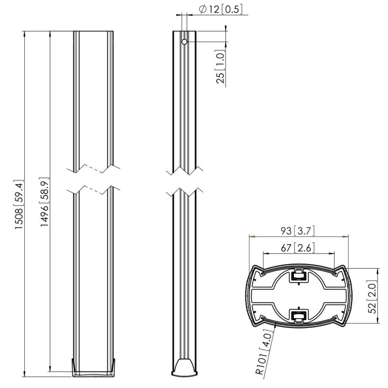 Supports TV VOGEL'S PUC 2515B