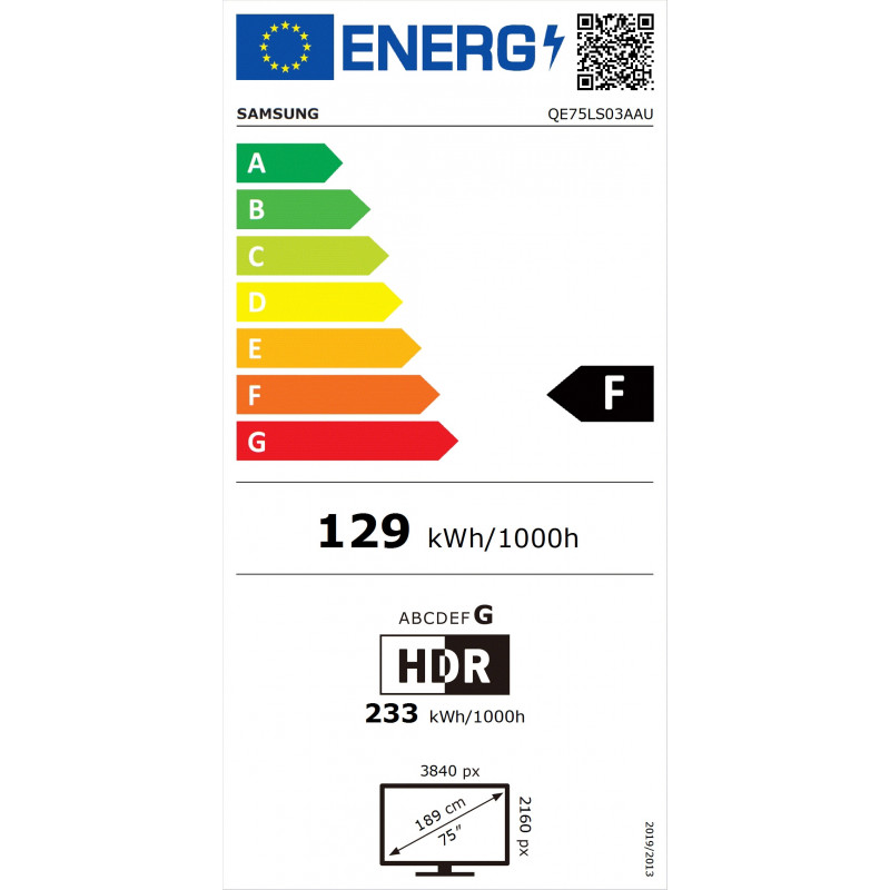 Télévision SAMSUNG QE75LS03A