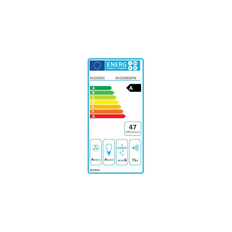 Hotte ROSIERES RVSD9800PN