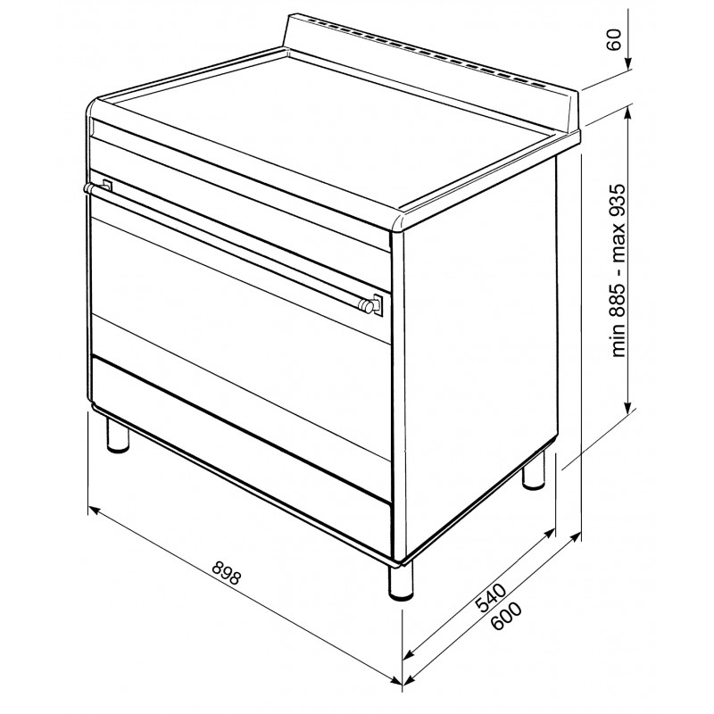 Cuisinière SMEG BG91IX9-1