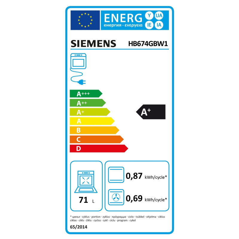 Four SIEMENS HB674GBW1