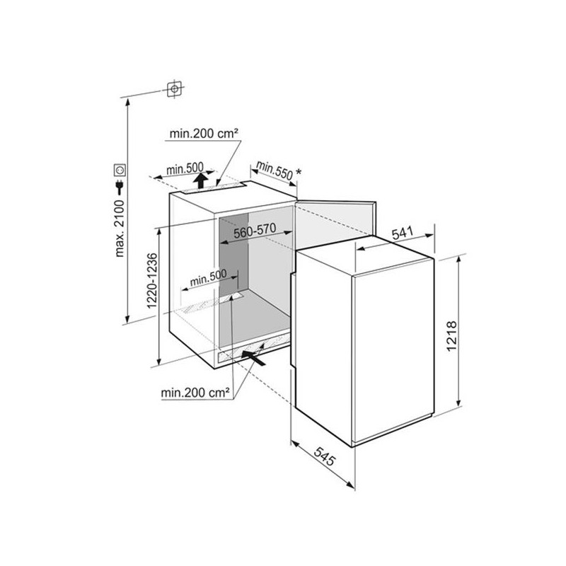 Réfrigérateur Une Porte LIEBHERR IRSE1220