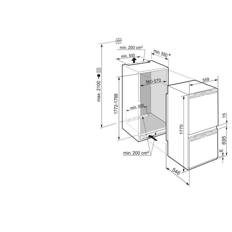 Réfrigérateur congélateur LIEBHERR ICE5103-20