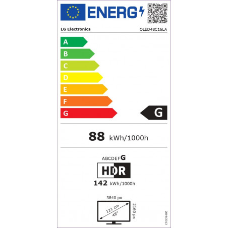 Télévision LG OLED48C15LA