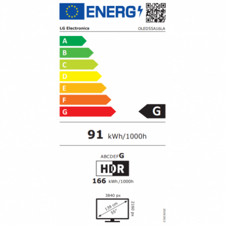 Télévision LG OLED55A16LA