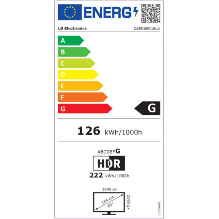 Télévision LG OLED65C15LA