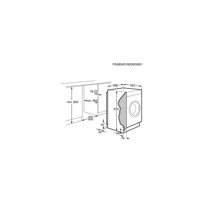 Lave Linge AEG LWX8463BI