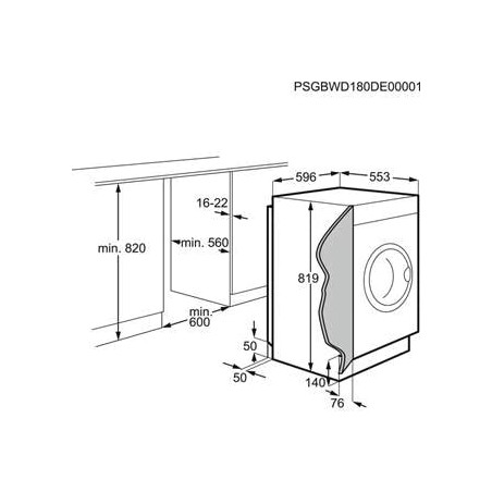 Lave Linge AEG LWX8463BI