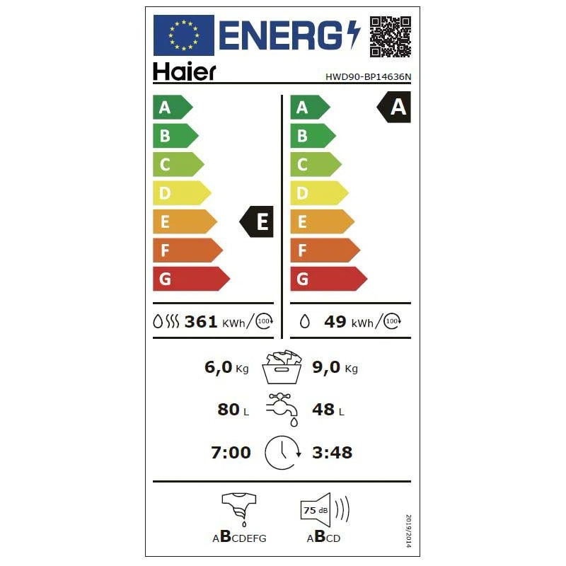 Lave Linge HAIER HWD90-BP14636