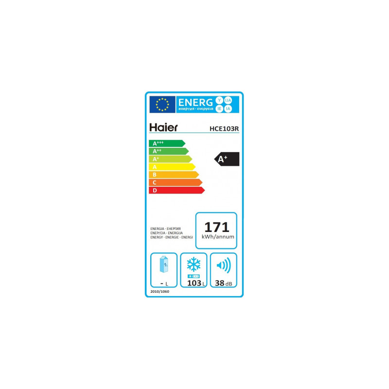 Congélateur HAIER HCE103R