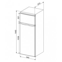 Réfrigérateur congélateur SMEG FD14FS