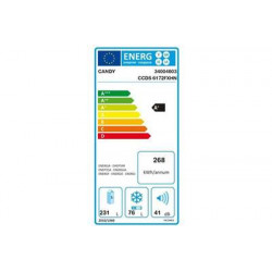 Réfrigérateur congélateur CANDY CCDS6172FXHN