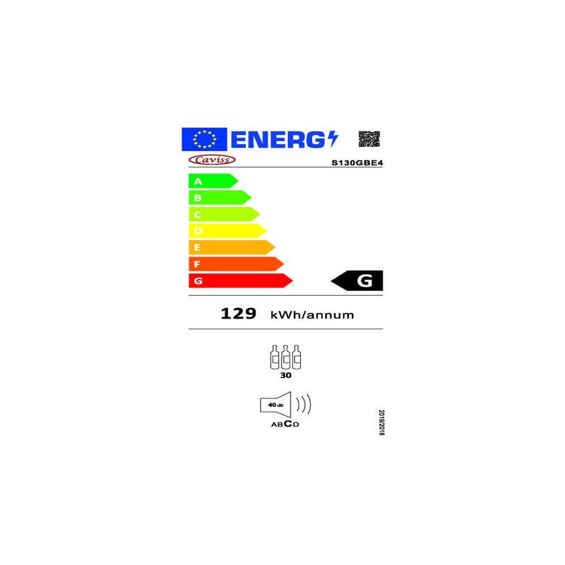 Cave à vin CAVISS S130GBE4