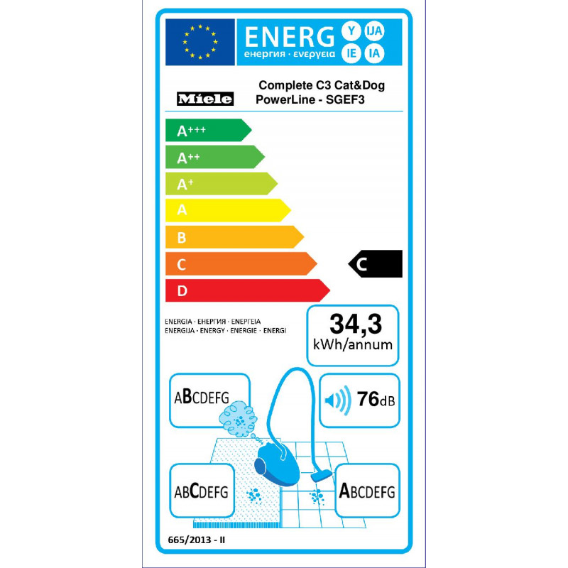 Aspirateur MIELE CPLTC3CT&DOGNEW
