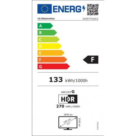 Télévision LG OLED77A16LA