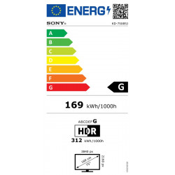 Télévision SONY KD75X85J