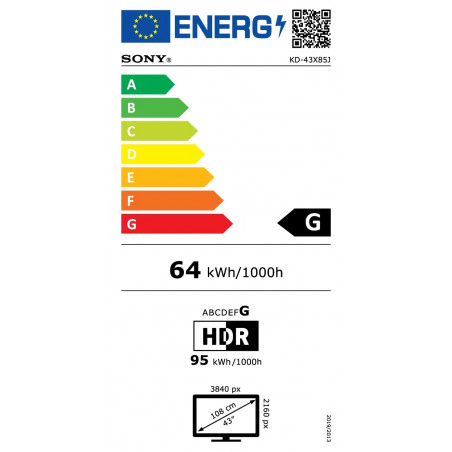 Télévision SONY KD43X85J