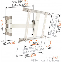 Supports TV VOGEL'S THIN 245W