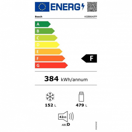 Réfrigérateur congélateur BOSCH KGB86AIFP