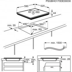 Plaque de cuisson AEG IAE63431FB