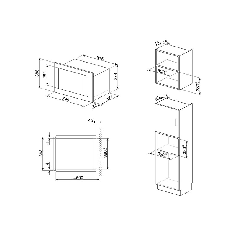 Micro ondes SMEG FMI425X