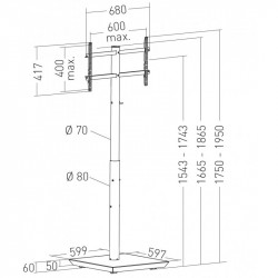 Supports TV ERARD 635100