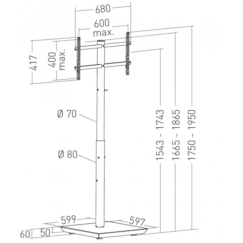 Supports TV ERARD 635100