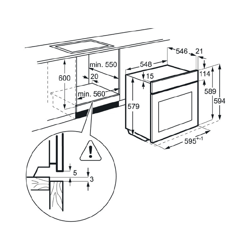 Four AEG BPE842320M