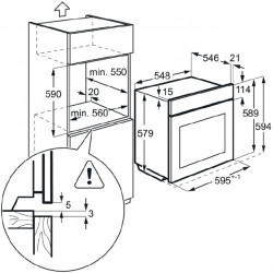 Four AEG BPE842320M