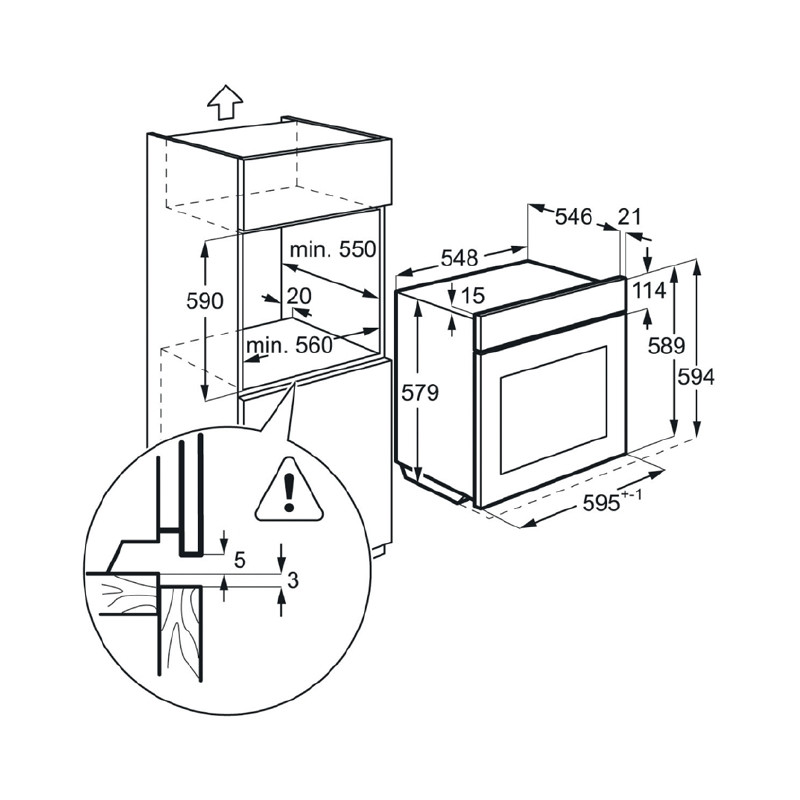 Four AEG BPE842320M
