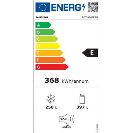 Réfrigérateur congélateur SAMSUNG RF65A967ESG