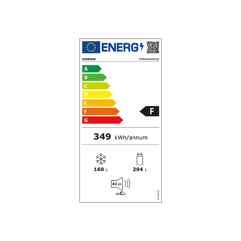 Réfrigérateur congélateur HISENSE FMN440SW20I