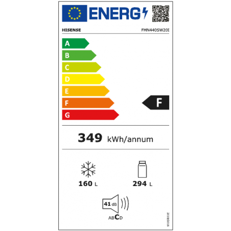 Réfrigérateur congélateur HISENSE FMN440SW20I