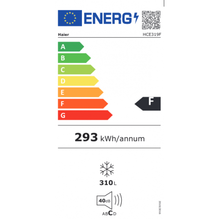 Congélateur HAIER HCE319F