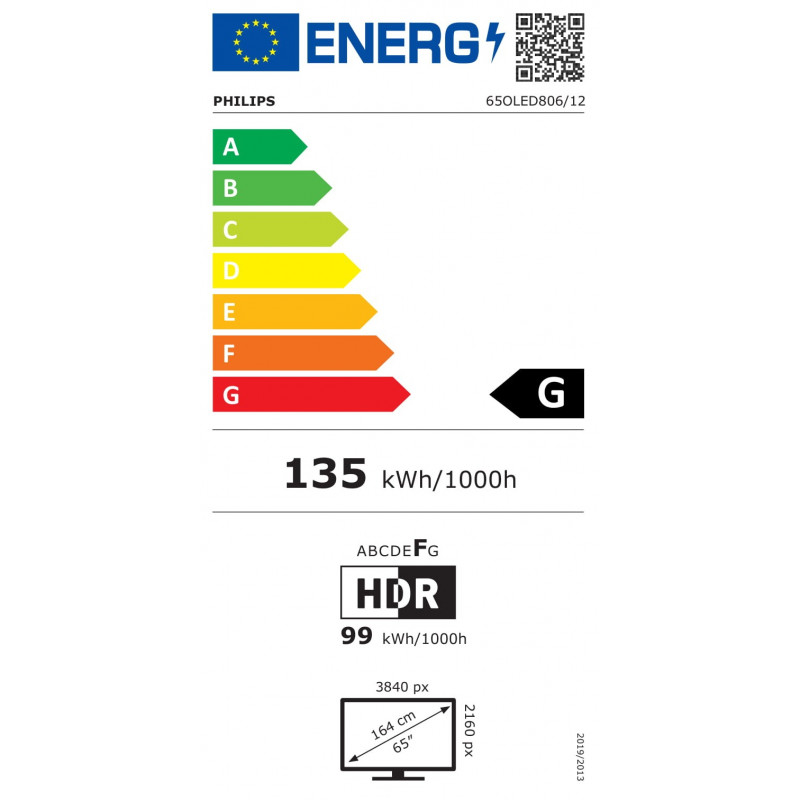 Télévision PHILIPS 65OLED806/12