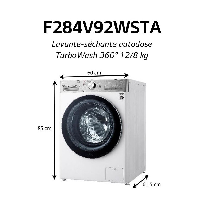 Lave Linge LG F284V92WSTA