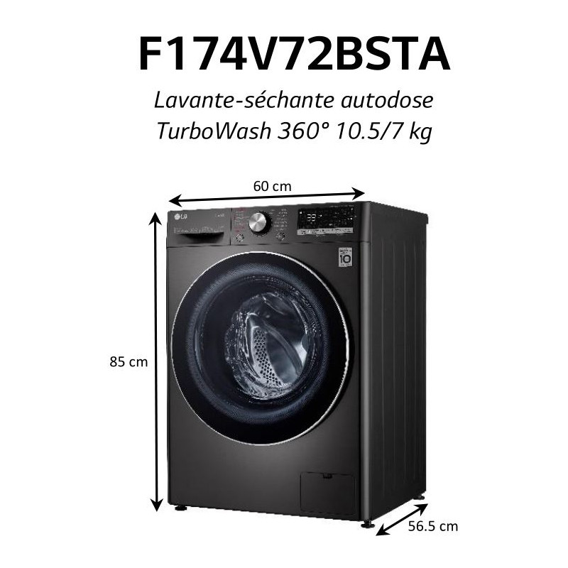 Lave Linge LG F174V72BSTA