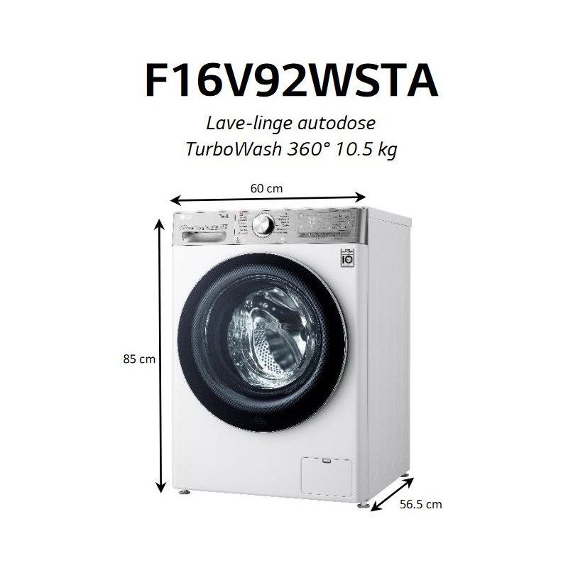 Lave Linge LG F16V92WSTA