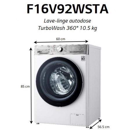 Lave Linge LG F16V92WSTA