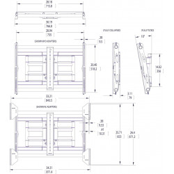 Supports TV VOGEL'S PFW 6851