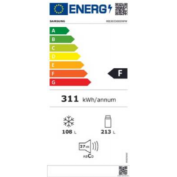 Réfrigérateur congélateur SAMSUNG RB30J3000WW/EF