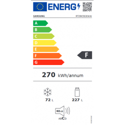 Réfrigérateur congélateur SAMSUNG RT29K5030WW/EF