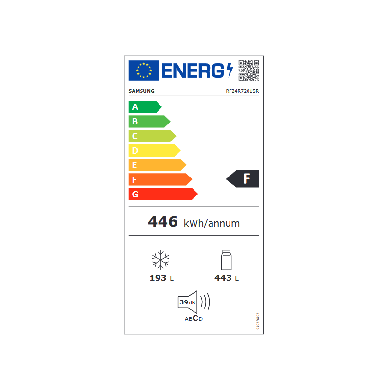 Réfrigérateur congélateur SAMSUNG RF24R7201SR