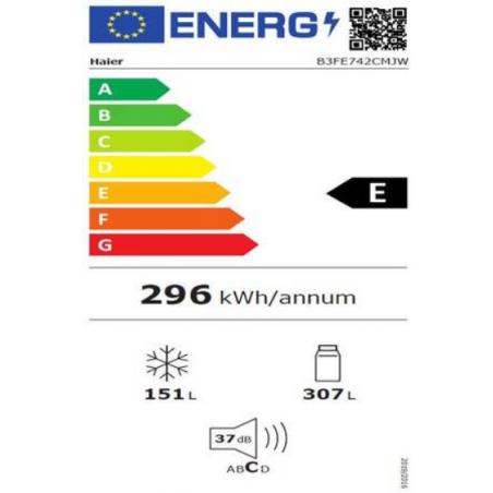 Réfrigérateur congélateur HAIER B3FE742CMJW