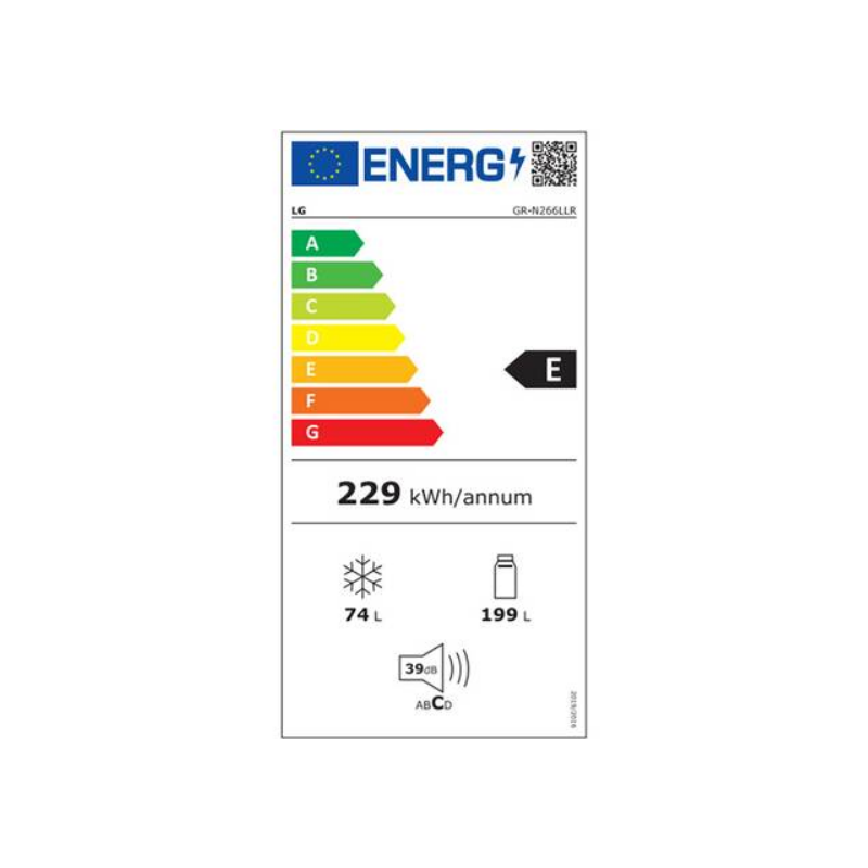 Réfrigérateur congélateur LG GR-N266LLR