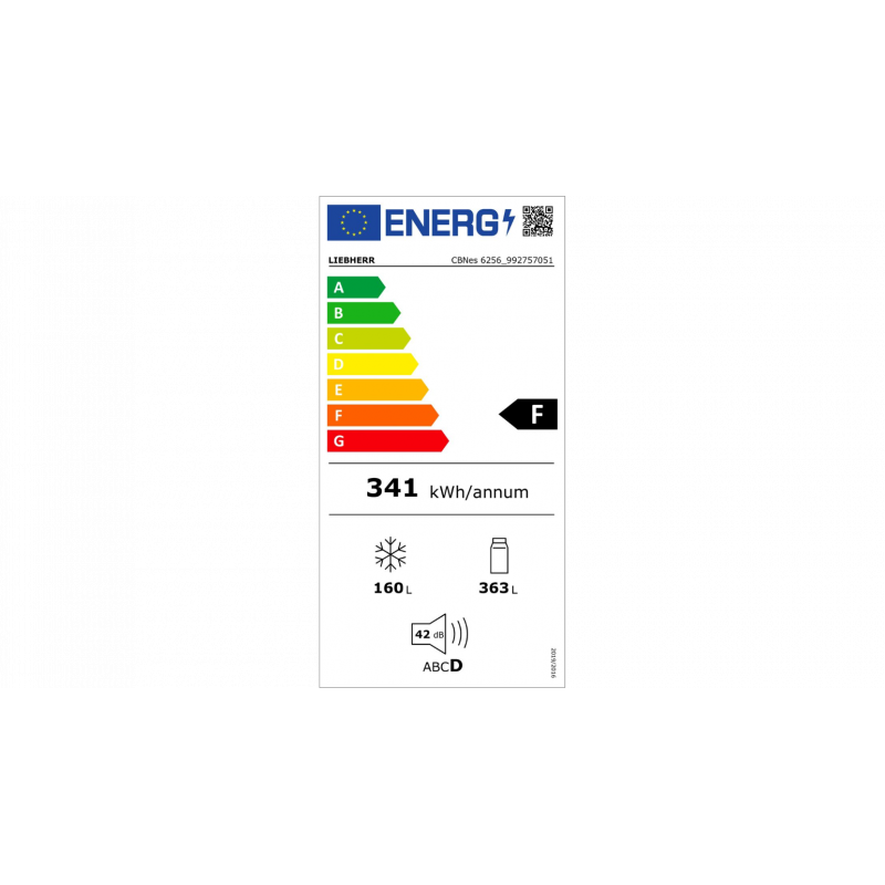 Réfrigérateur congélateur LIEBHERR CBNES6256-25