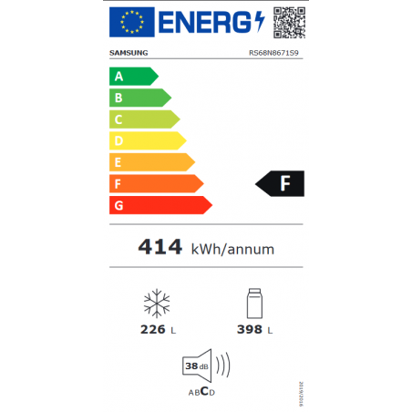 Réfrigérateur congélateur SAMSUNG RS68N8671S9/EF