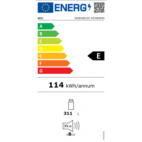 Réfrigérateur Une Porte AEG SKE818E1DC