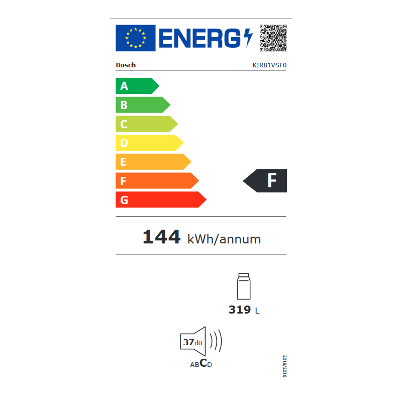 Réfrigérateur BOSCH KIR81VSF0